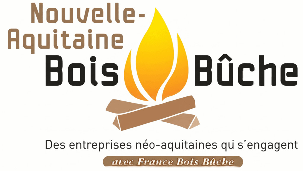 il s'agit du logo de la marque Nouvelle-Aquitaine bois bûche
